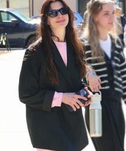 Anne Hathaway Black Blazer