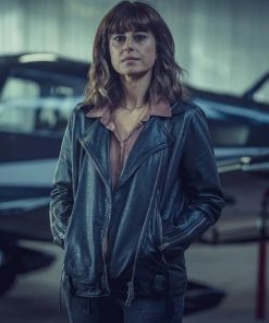 Zahra Ahmadi Leather Jacket