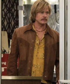 Brad Pitt Suede Jacket