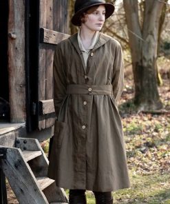 Edith Crawley Cotton Coat