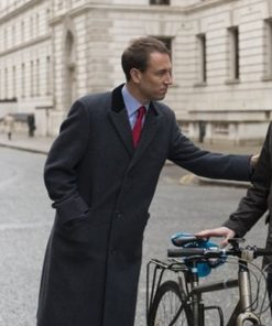 Tobias Menzies Wool Coat
