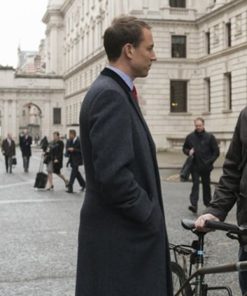 Tobias Menzies Wool Coat