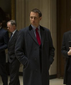 Tobias Menzies Wool Coat