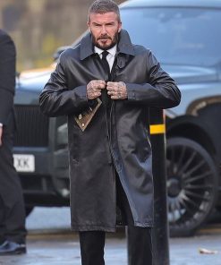 David Beckham Black Coat