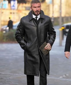 David Beckham Black Coat