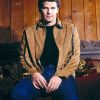 David Boreanaz Suede Jacket