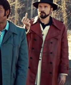 Gale Kitchen Leather Coat