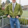 Pedro Pascal Suede Jacket