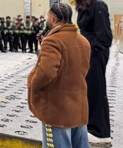 Drake Suede Shearling Jacket