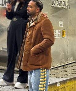 Drake Suede Shearling Jacket