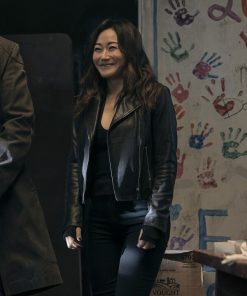 Erin Moriarty Black Jacket