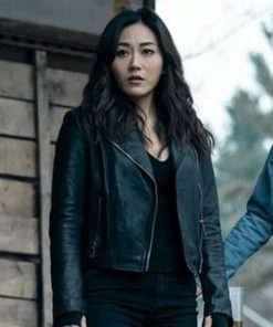 Erin Moriarty Black Jacket