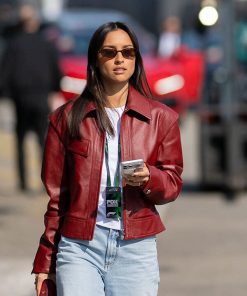 Alexandra Leclerc Leather Jacket