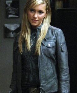 Katie Cassidy Leather Jacket