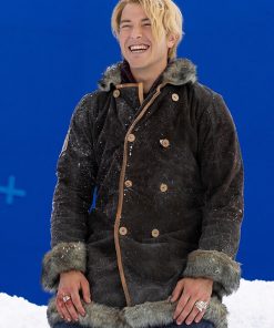 Sanji Brown Suede Coat