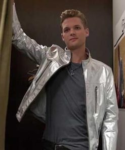 Orion Silver Leather Jacket