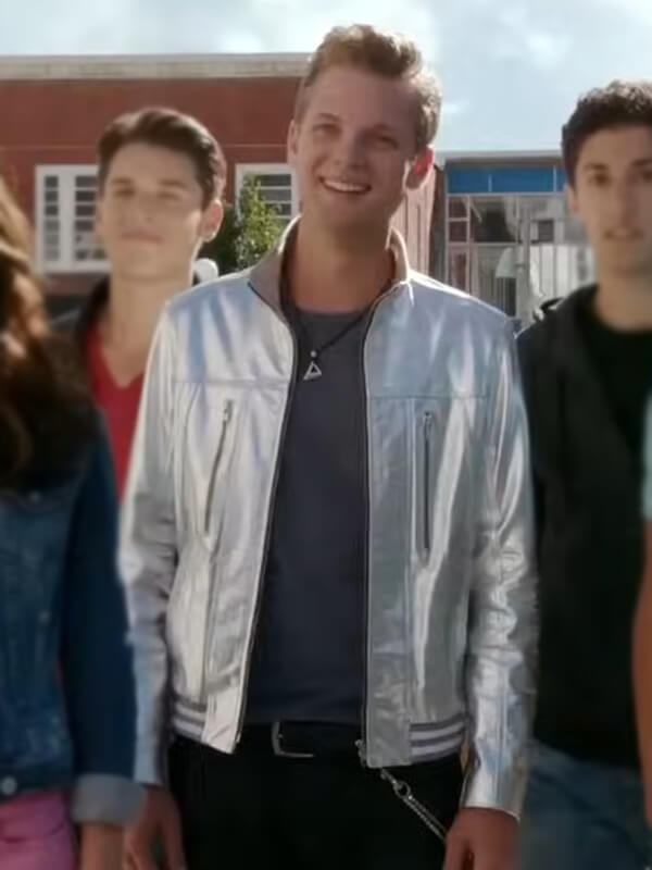 Orion Silver Leather Jacket