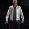 Orion Silver Leather Jacket