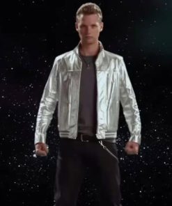 Orion Silver Leather Jacket