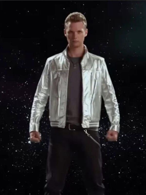 Orion Silver Leather Jacket