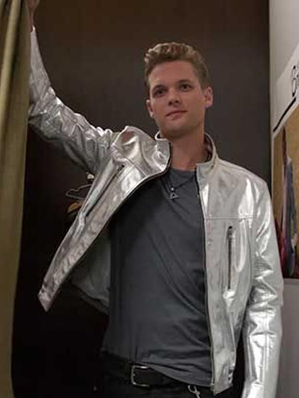Orion Silver Leather Jacket