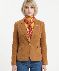 Ashley Graham Suede Blazer