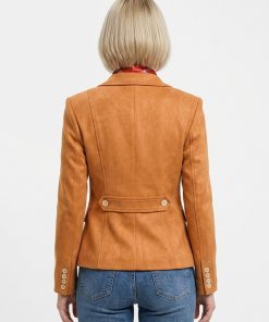 Ashley Graham Suede Blazer