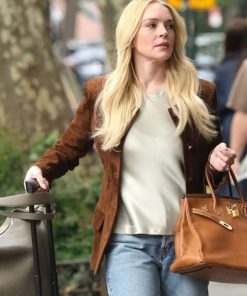 Lindsay Lohan Suede Jacket