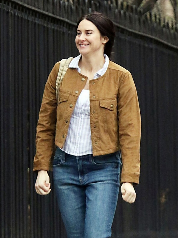 Shailene Woodley Suede Jacket