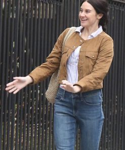 Shailene Woodley Suede Jacket