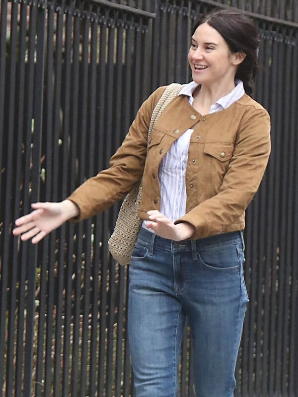 Shailene Woodley Suede Jacket