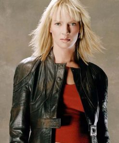 Uma Thurman Leather Jacket