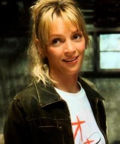 Uma Thurman Leather Jacket