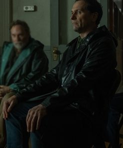 Matthew Rhys Leather Coat
