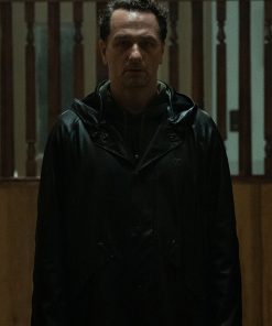 Matthew Rhys Leather Coat