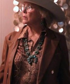 Annette Bening Leather Blazer