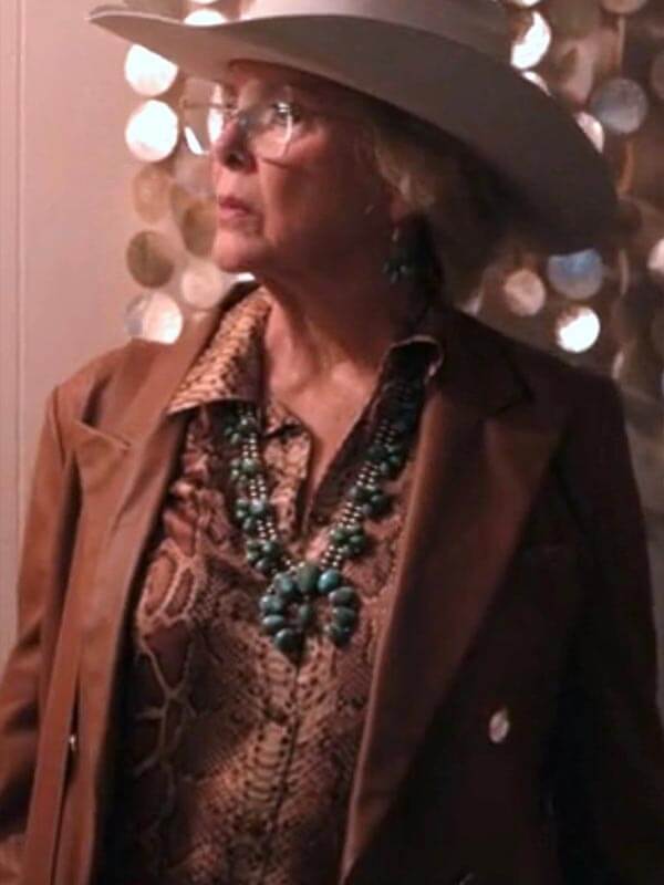 Annette Bening Leather Blazer