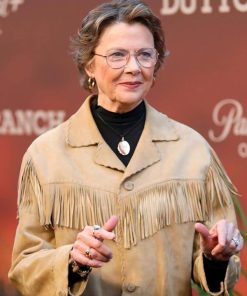 Annette Bening Fringe Jacket
