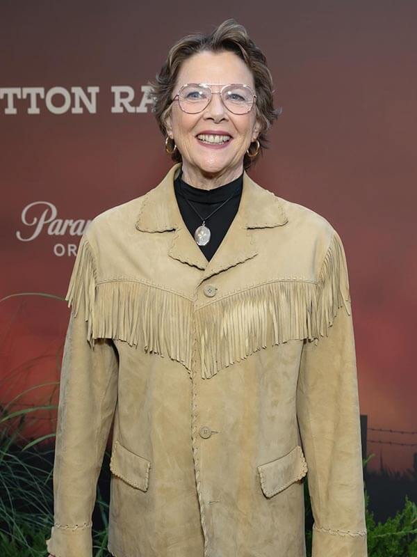 Annette Bening Fringe Jacket