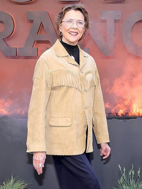 Annette Bening Fringe Jacket