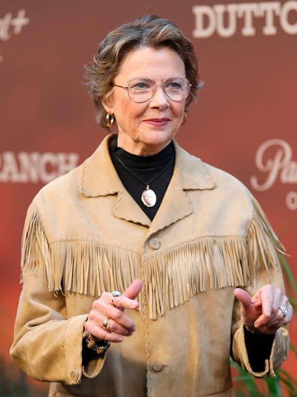 Annette Bening Fringe Jacket