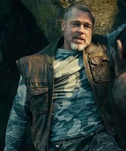 Brad Pitt Leather Vest
