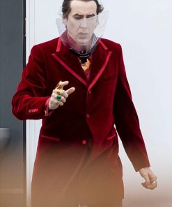 Nicolas Cage Velvet Coat