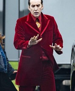 Nicolas Cage Velvet Coat