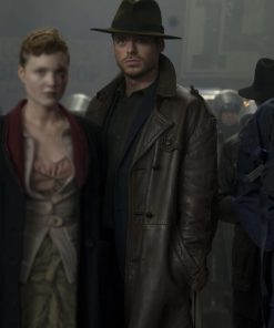 Agent Ross Leather Coat