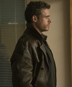 Agent Ross Leather Coat