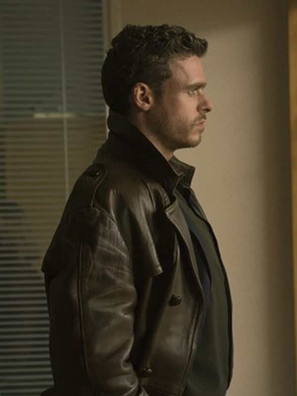 Agent Ross Leather Coat