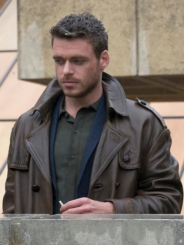 Agent Ross Leather Coat