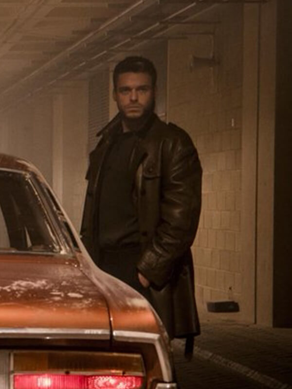 Agent Ross Leather Coat