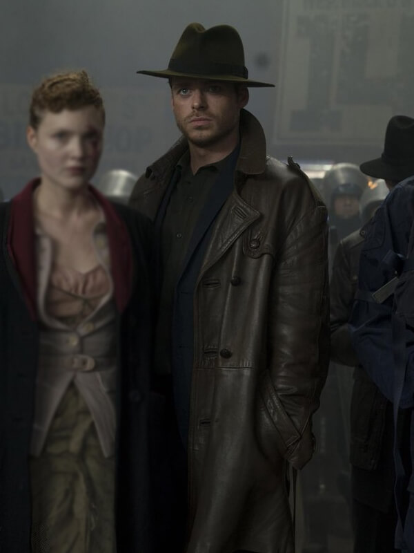 Agent Ross Leather Coat